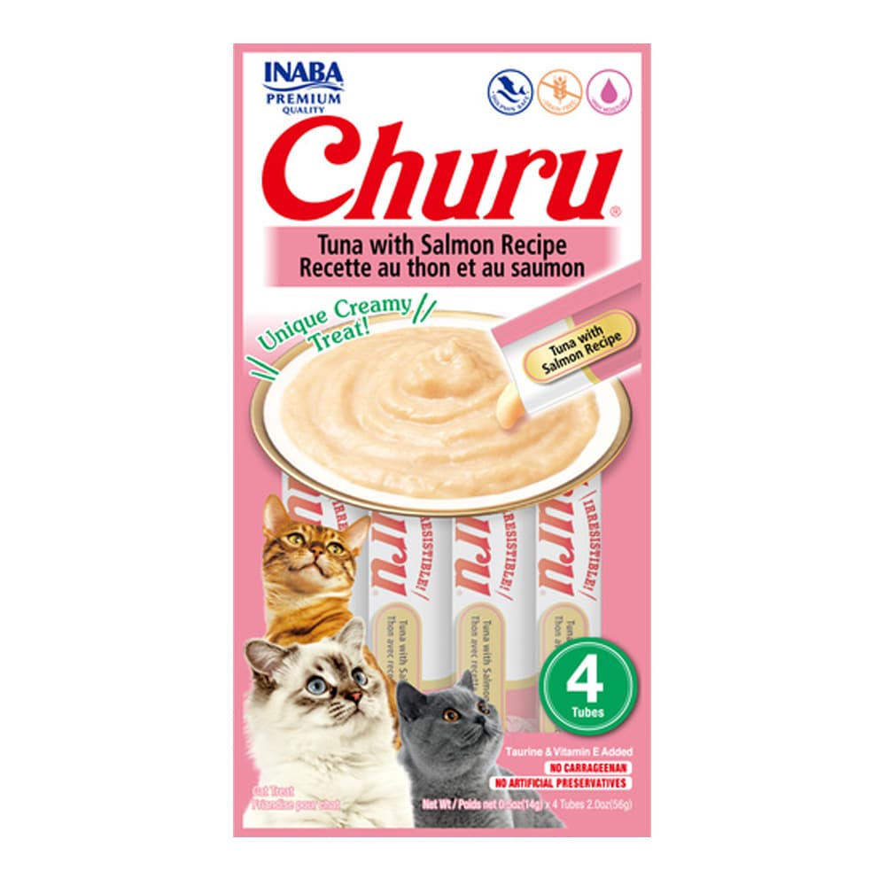 Churu Tuna With Salmon 4 X 14g
