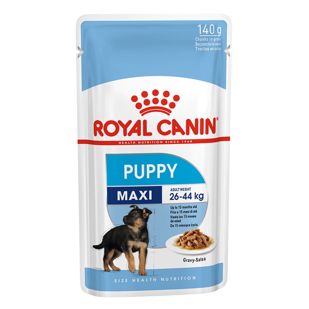 Royal Canin Maxi Puppy Chunks In Gravy 140g