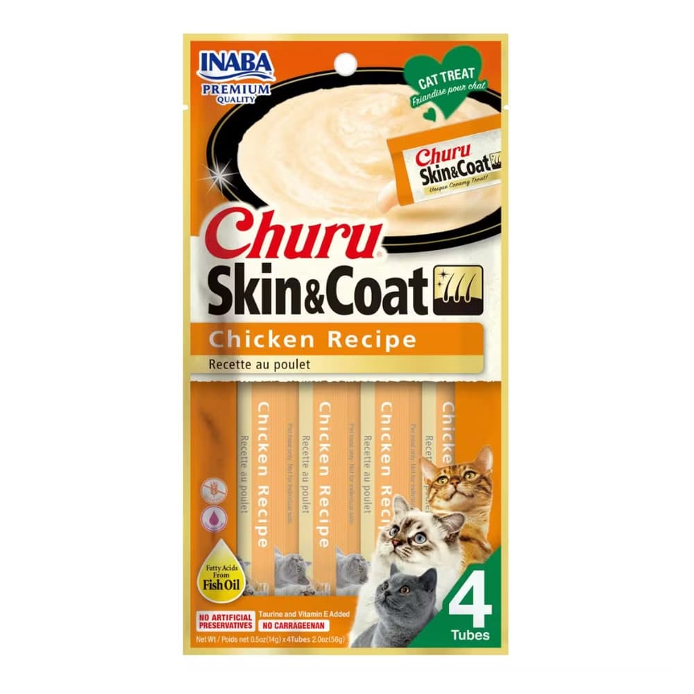 Churu Skin And Coat Chicken 4 X 14g