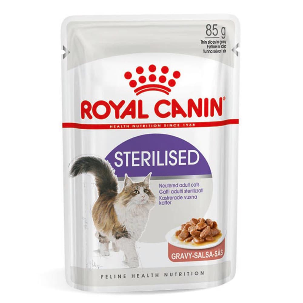 Royal Canin Sterilised Chunks In Gravy 85g